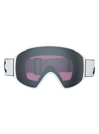 Product image of Anon M4S Goggles (Toric) + Bonus Lens + MFI® Face Mask[Variant:Frame: White, Lens: Perceive Sunny Onyx (6% / S4), Spare Lens: Perceive Variable Violet (34% / S2)]