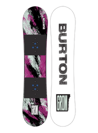 Product image of Kids' Burton Grom Flat Top Snowboard[Variant:Purple / Teal]