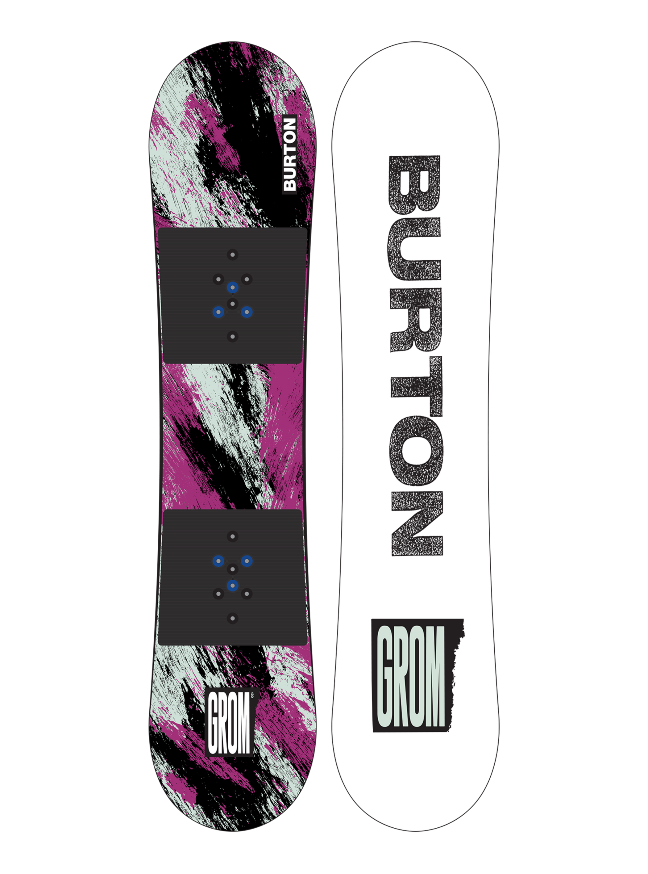Product image of Kids' Burton Grom Flat Top Snowboard[Variant:Purple / Teal]
