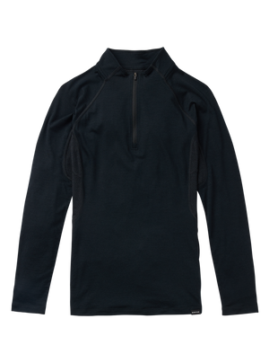 Product image of Women's Burton Phayse Merino Quarter-Zip Base Layer Shirt[Variant:True Black]