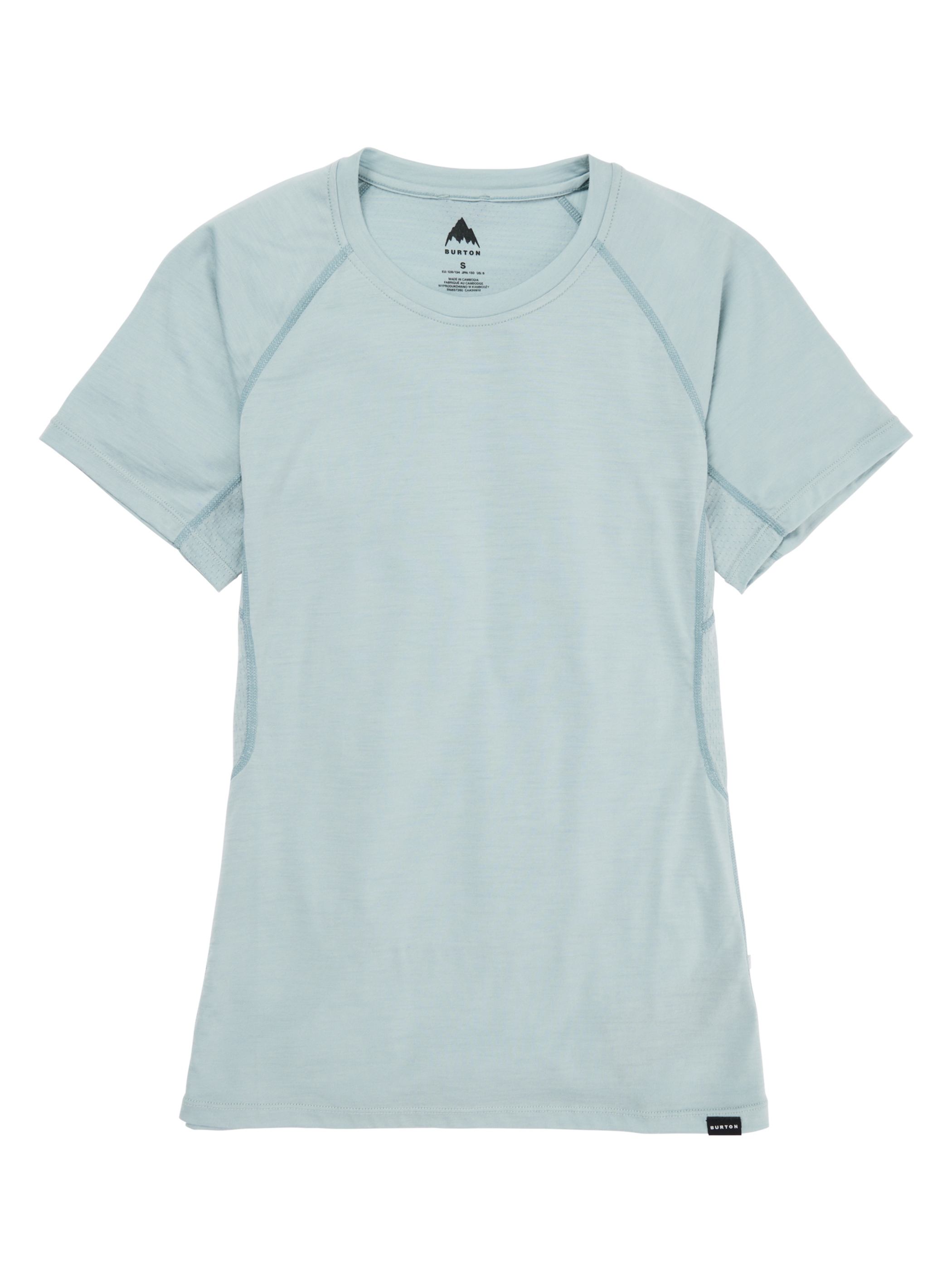 【サンプル】ウィメンズ Burton フェイズ メリノ ベースレイヤー ショートスリーブ Tシャツ