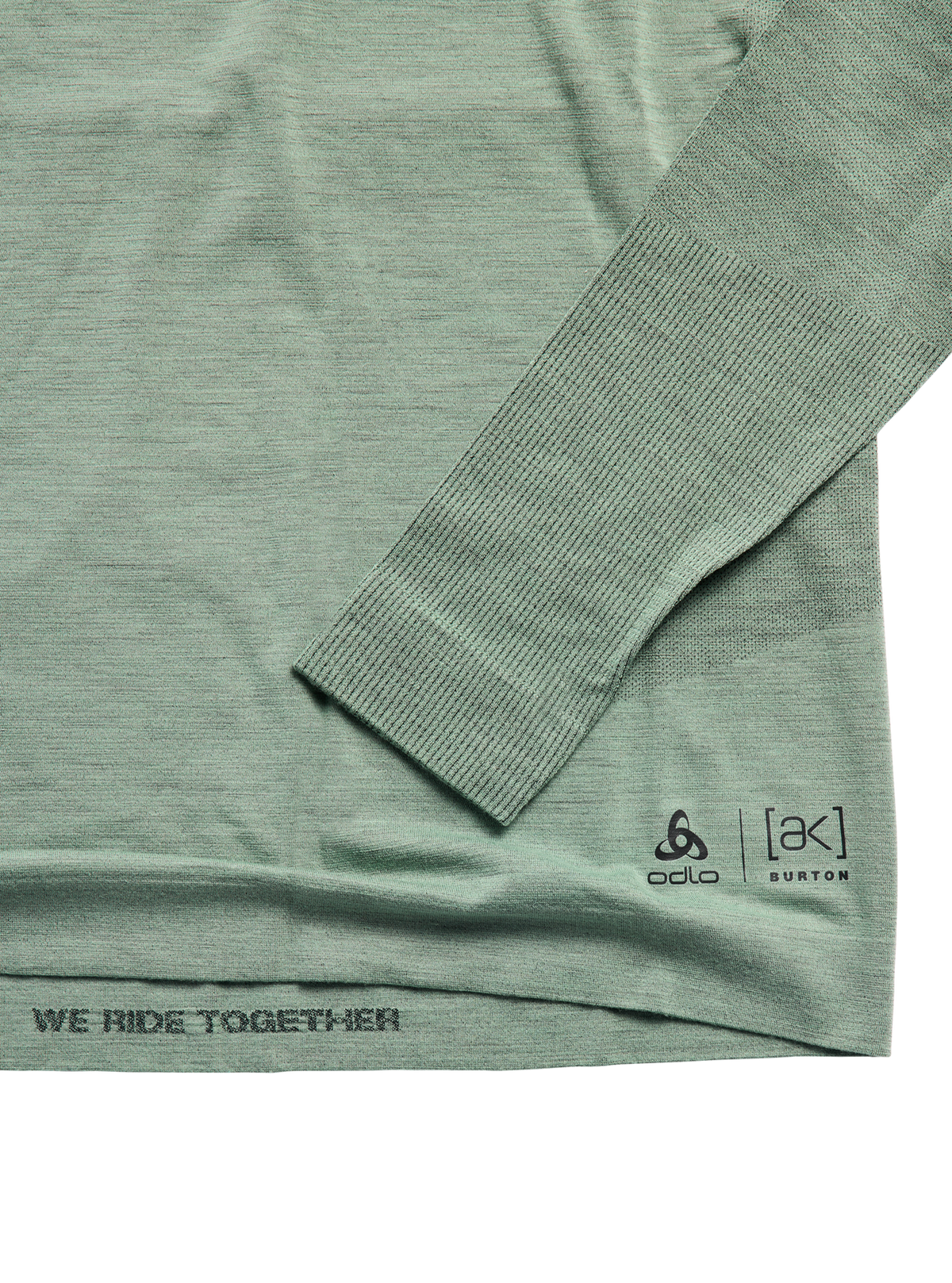 Product image of Men's Burton [ak] Slokar Merino Base Layer Crewneck[Variant:Hedge Green / True Black]