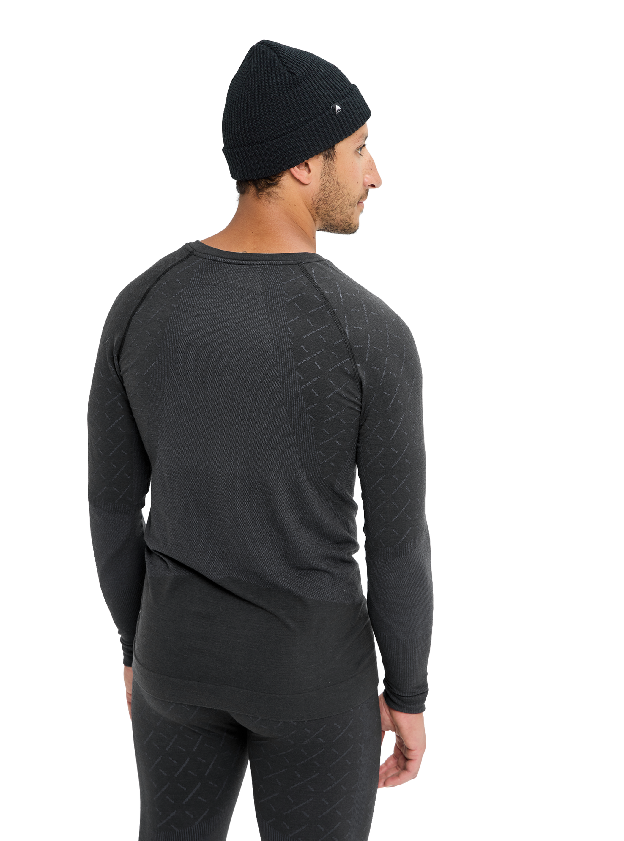 Product image of Men's Burton [ak] Slokar Crewneck Fleece[Variant:True Black / Gray Cloud]