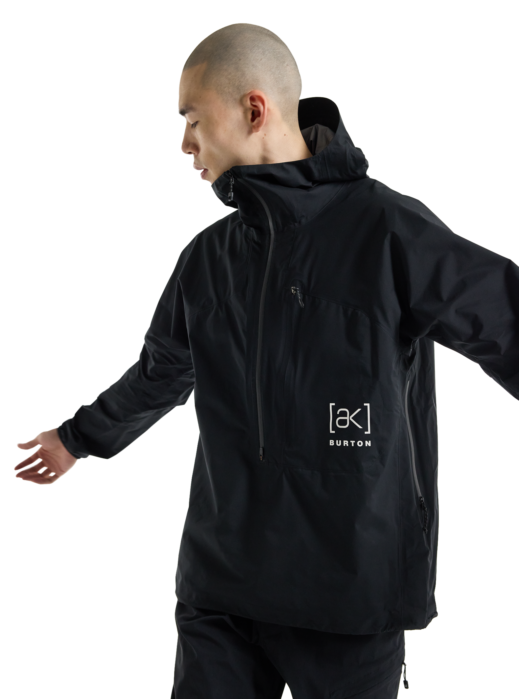 Product image of Men's Burton [ak]® Minimalist GORE-TEX Anorak Rain Jacket[Variant:True Black]