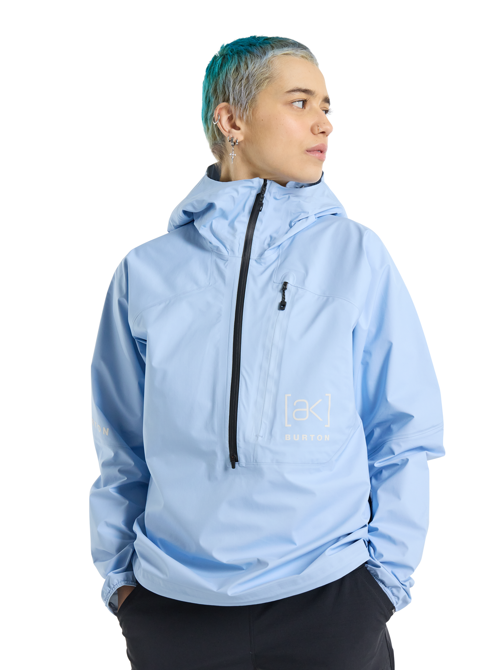 Product image of Women's Burton [ak]® Minimalist GORE-TEX Anorak Rain Jacket [Variant: Moonrise]