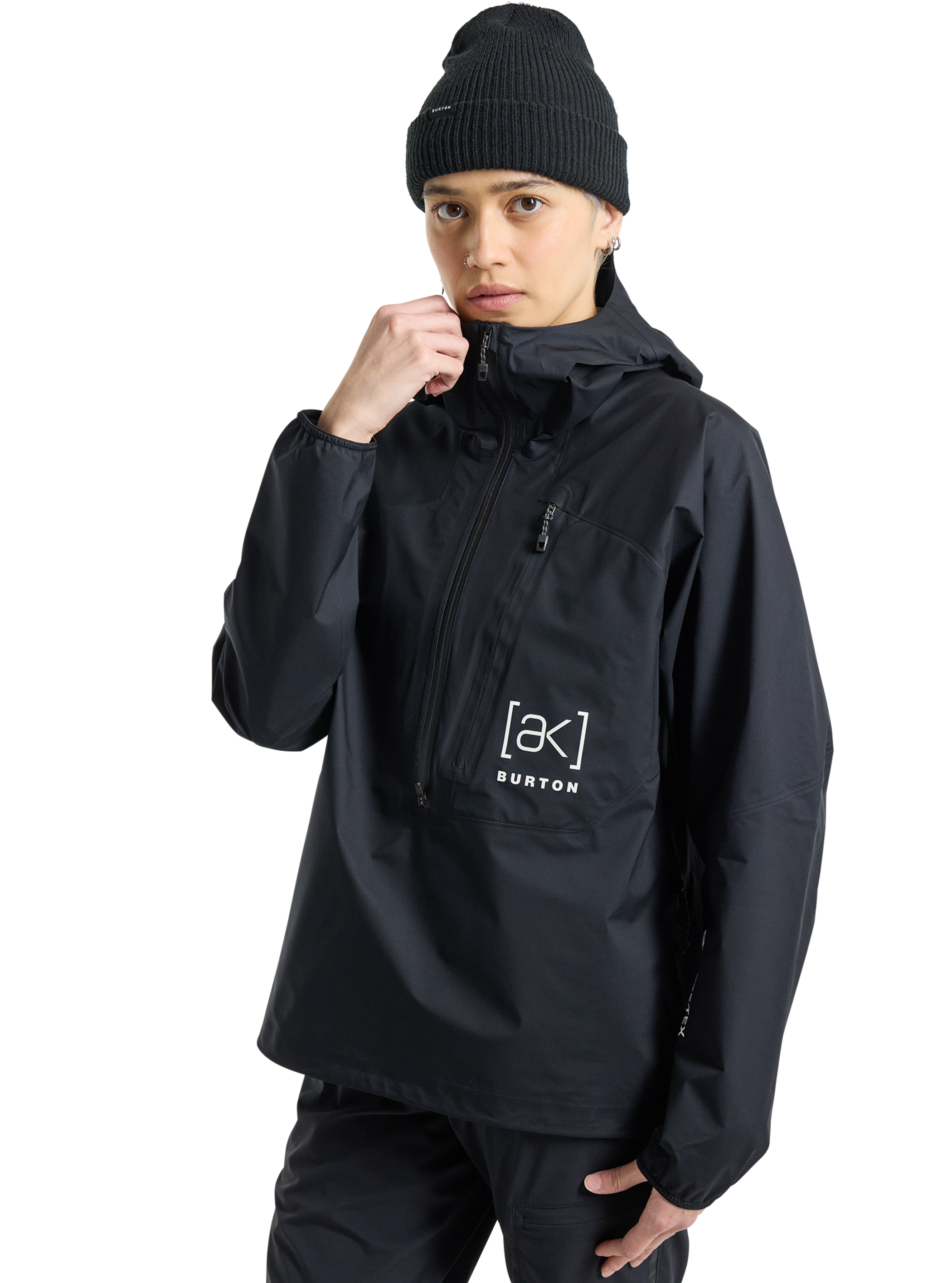 Product image of Women's Burton [ak]® Minimalist GORE-TEX Anorak Rain Jacket [Variant: True Black]