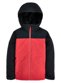 Product image of Boys' Burton Lodgepole 2L Jacket[Variant:True Black / Tomato]