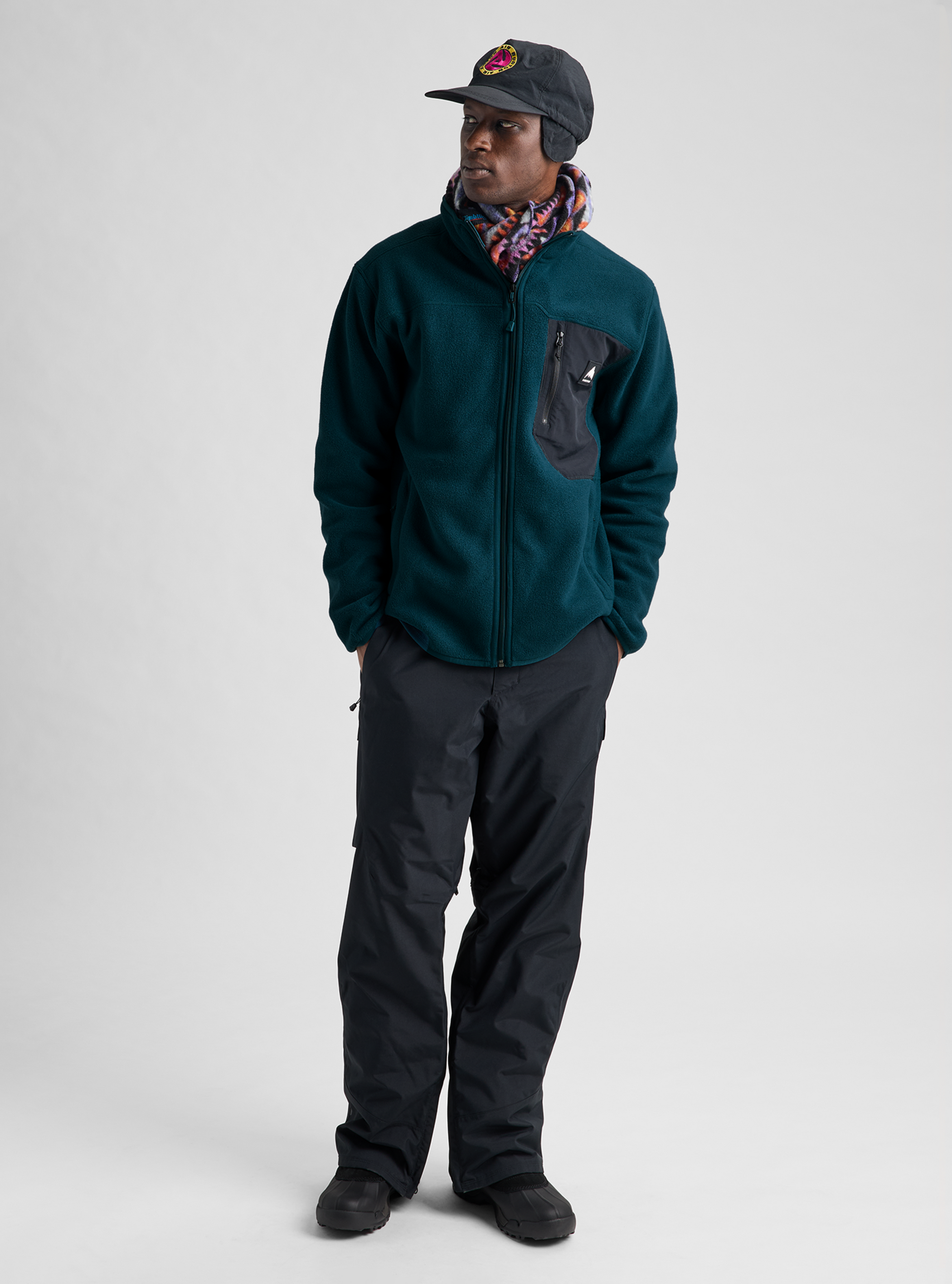 メンズ Burton シンダー フルジップ フリース