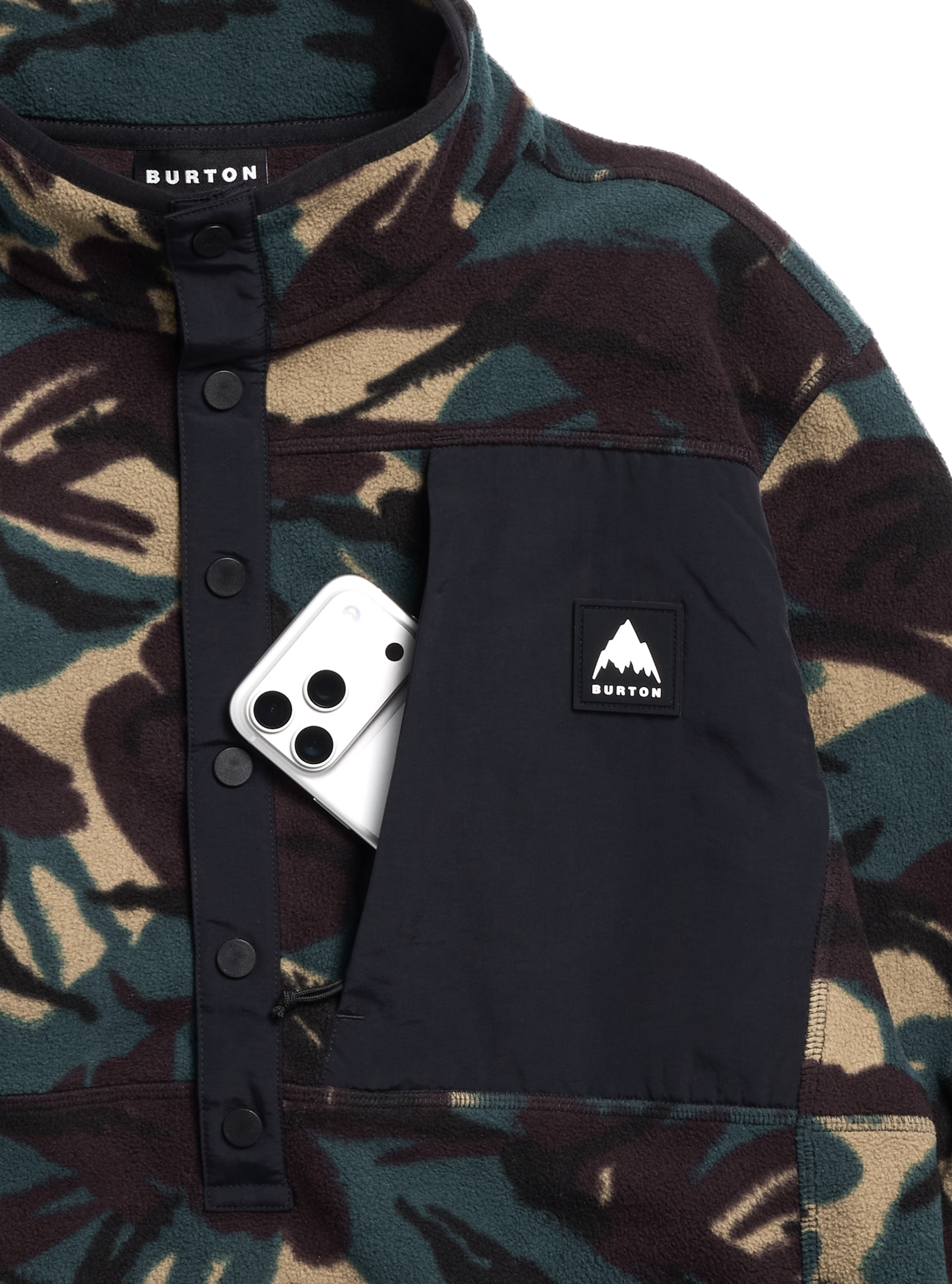 メンズ Burton シンダー フリースプルオーバー