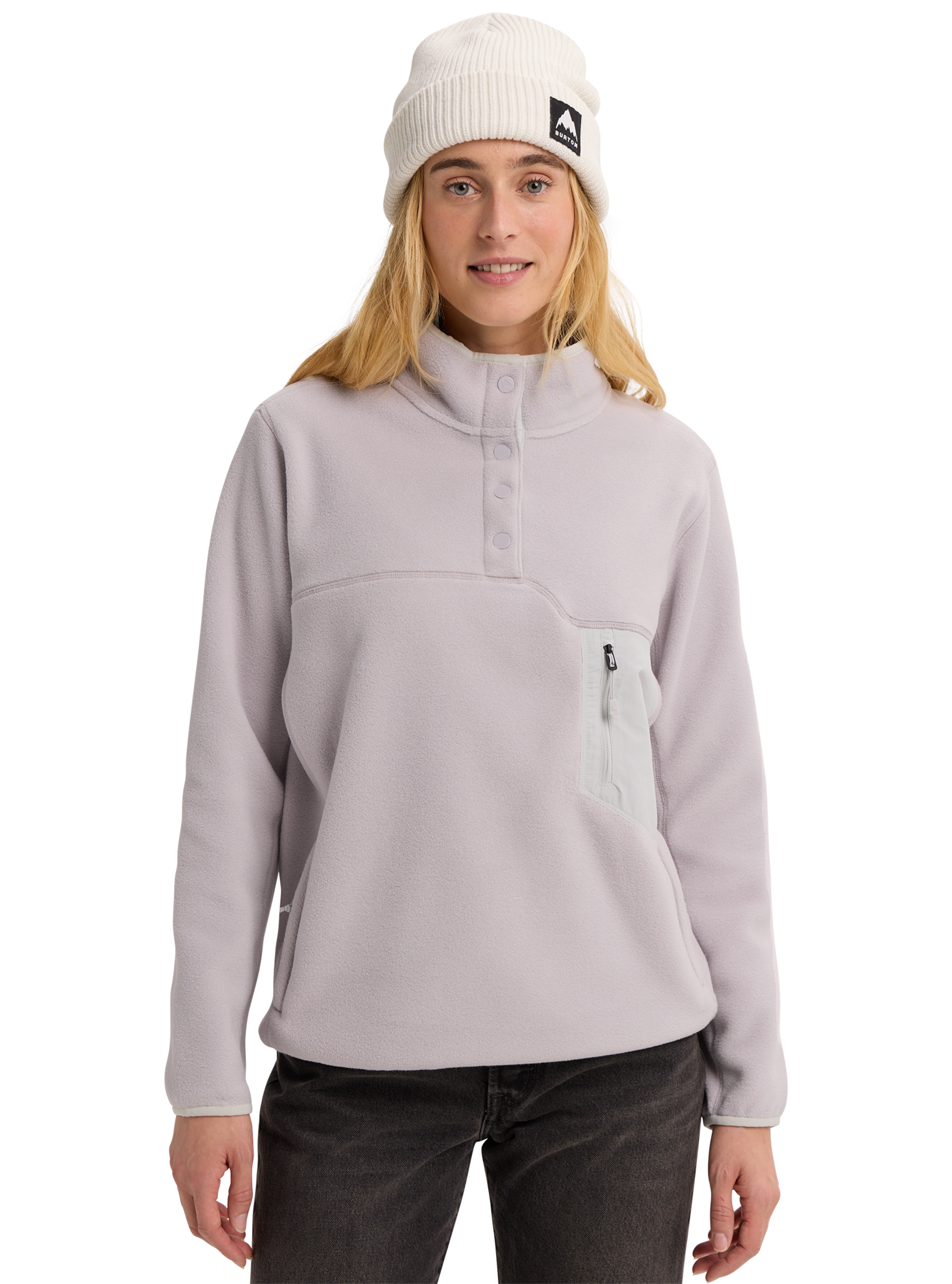 Product image of Women's Burton Cinder Fleece Pullover[Variant:Washed Lavender]