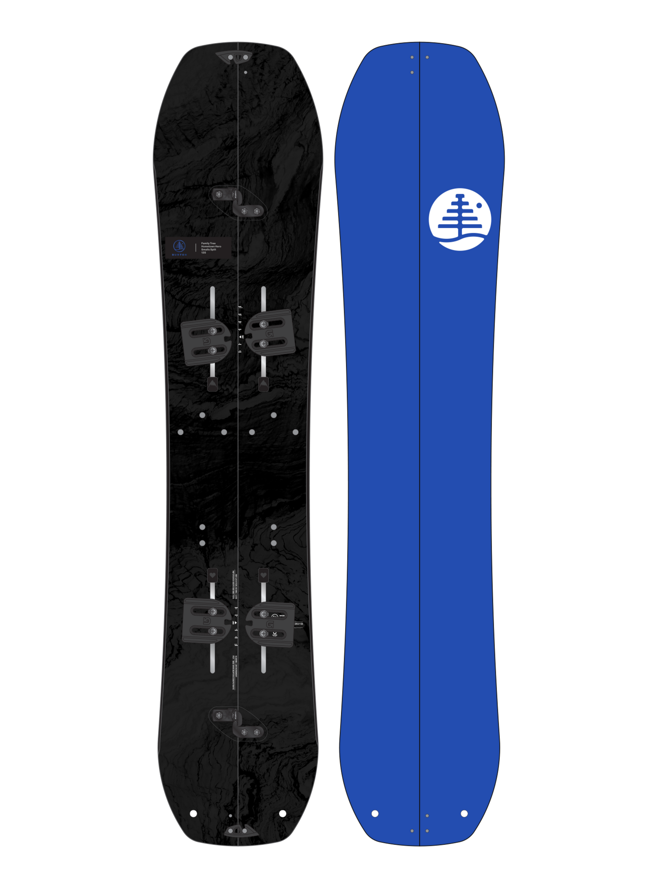 【サンプル】キッズ Burton ファミリーツリー ホームタウンヒーロー スモールズ キャンバー スプリットボード