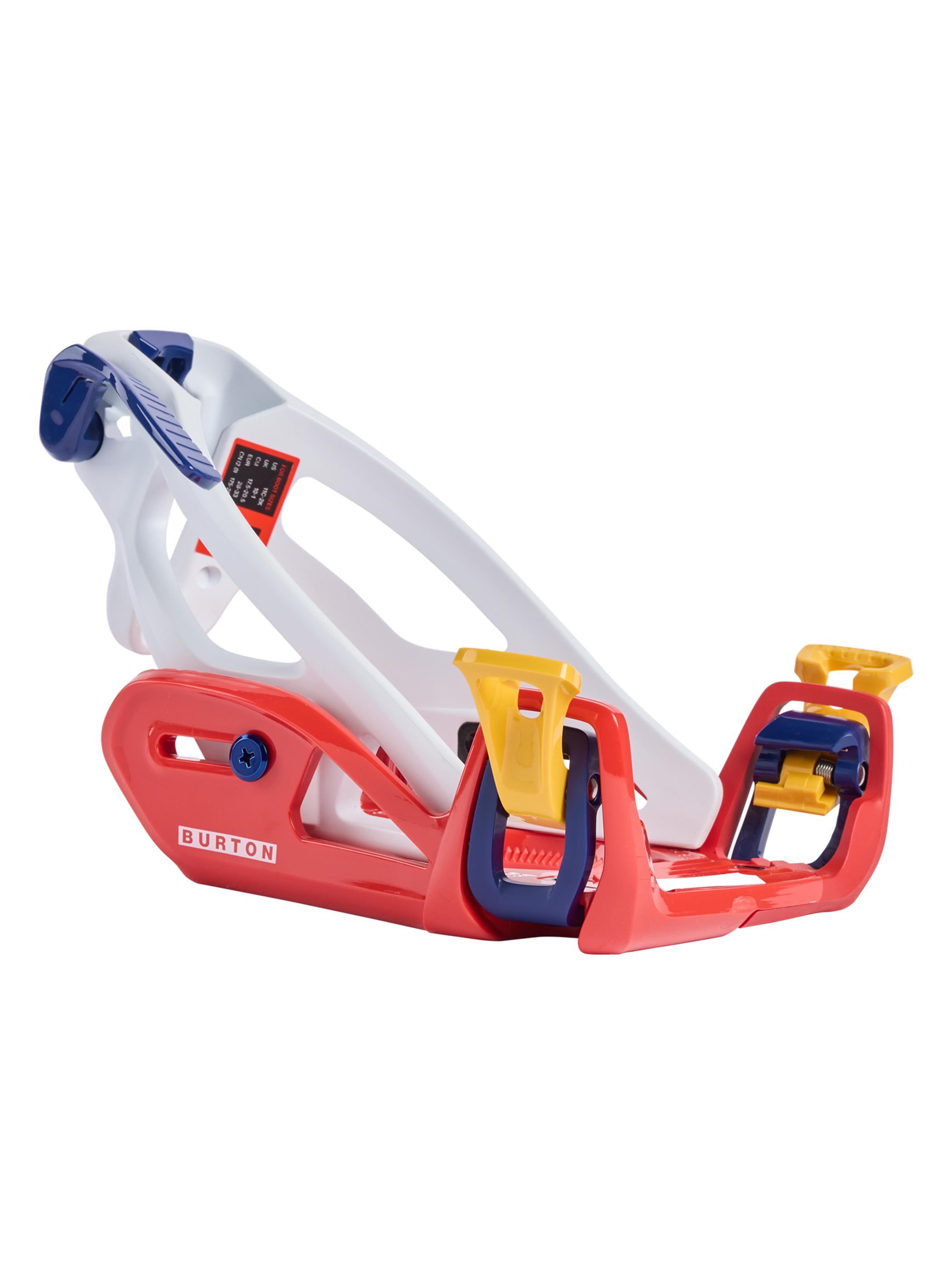 Product image of Kids' Burton Step On® Grom Snowboard Bindings[Variant:White / Multi]