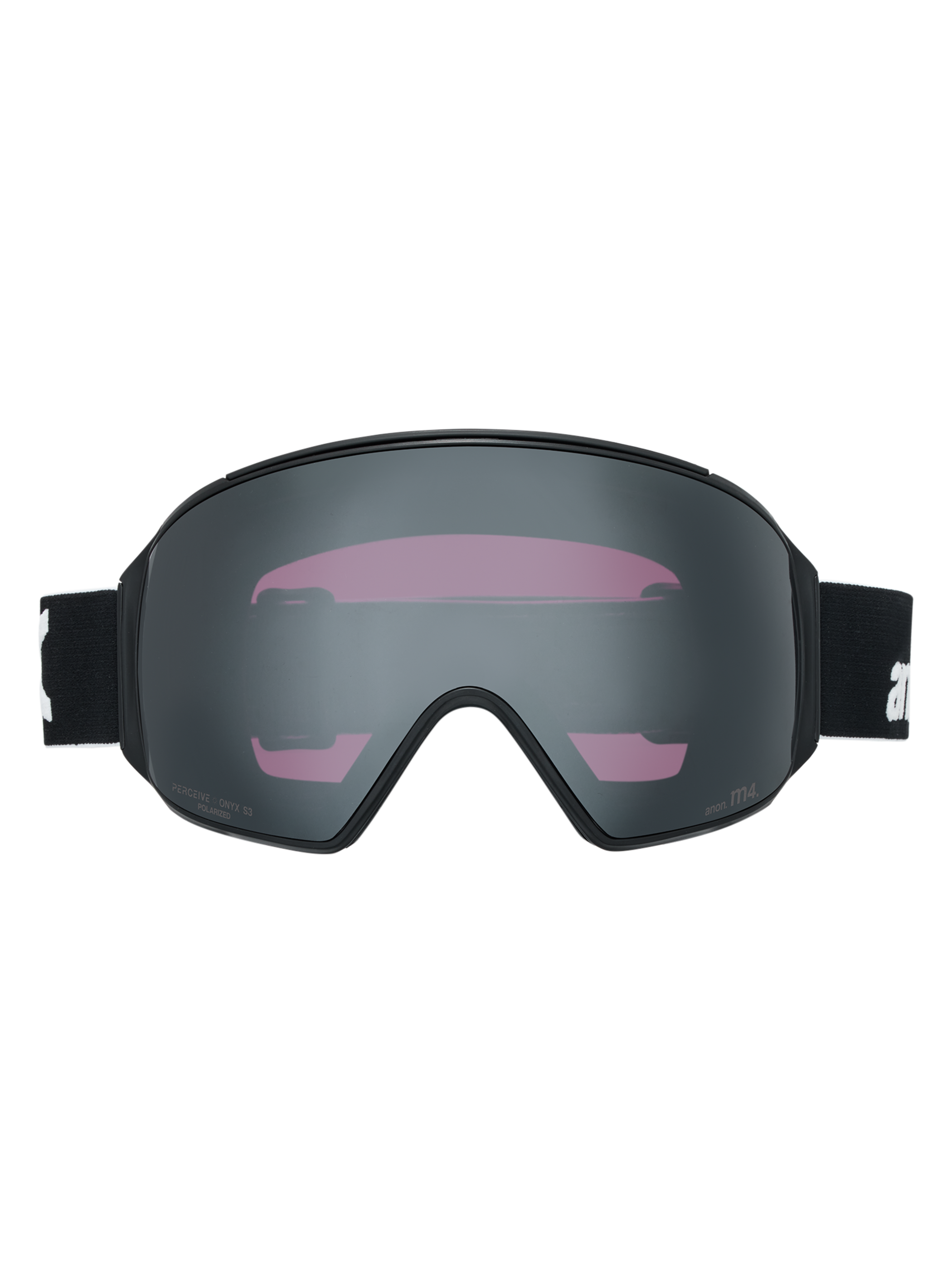 Product image of Anon M4 Goggles (Toric) + Polarized Perceive Lens[Variant:Frame: Black, Lens: Perceive Sunny Polarized Onyx (10% / S3), Spare Lens: Perceive Variable Violet (34% / S2)]