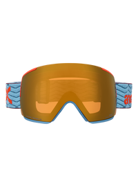 Product image of Anon M5 Goggles + Bonus Lens + MFI® Face Mask (Sample)[Variant:Frame: Retro Blue, Lens: Perceive Sunny Bronze (17% / S3), Spare Lens: Perceive Cloudy Burst (59% / S1)]