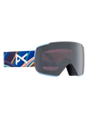 Product image of Anon M5 Low Bridge Fit Goggles + Bonus Lens + MFI® Face Mask[Variant:Frame: Jessa Gilbert, Lens: Perceive Sunny Onyx (6% / S4), Spare Lens: Perceive Variable Violet (34% / S2)]