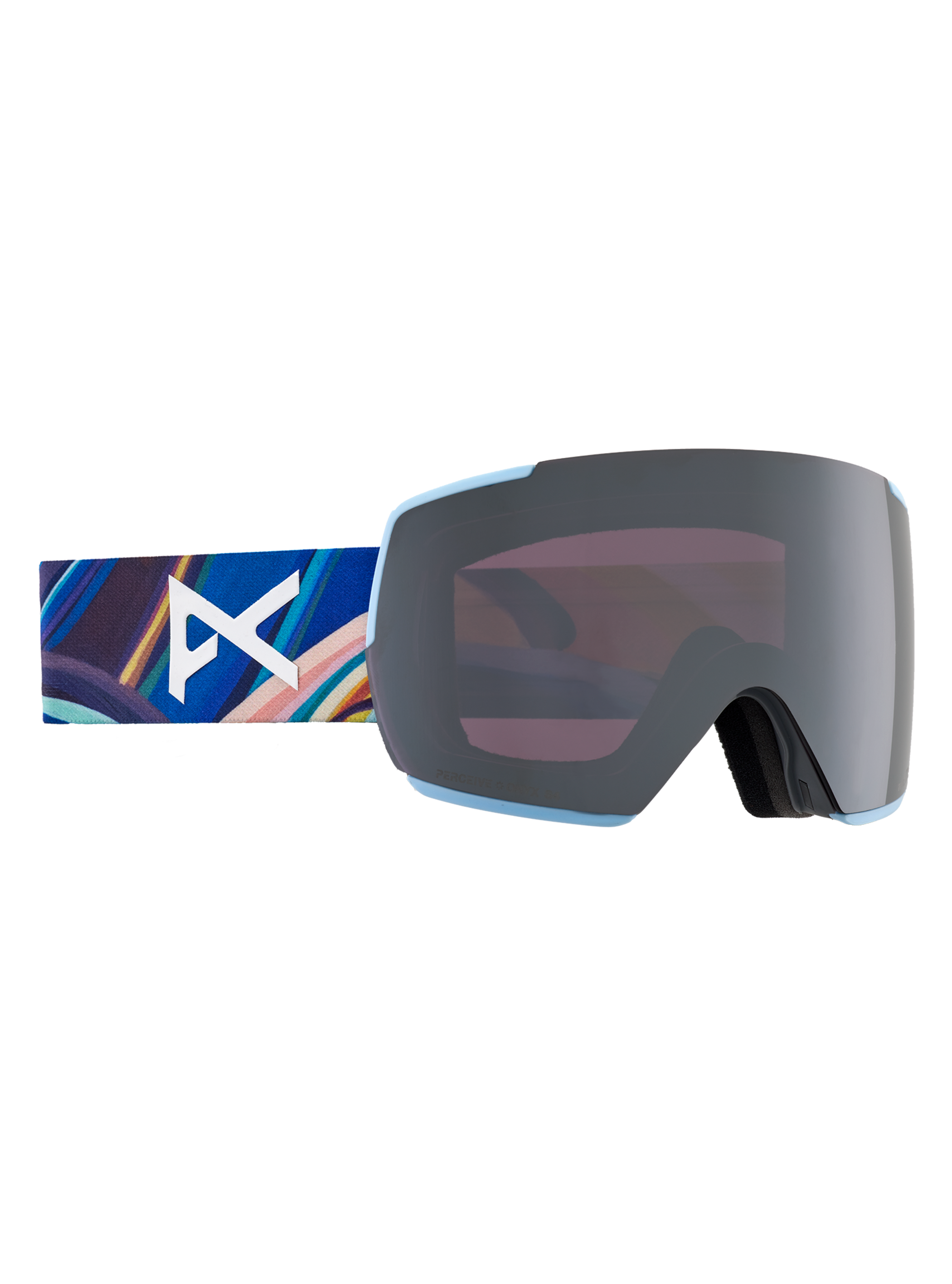 Product image of Anon M5 Low Bridge Fit Goggles + Bonus Lens + MFI® Face Mask[Variant:Frame: Jessa Gilbert, Lens: Perceive Sunny Onyx (6% / S4), Spare Lens: Perceive Variable Violet (34% / S2)]