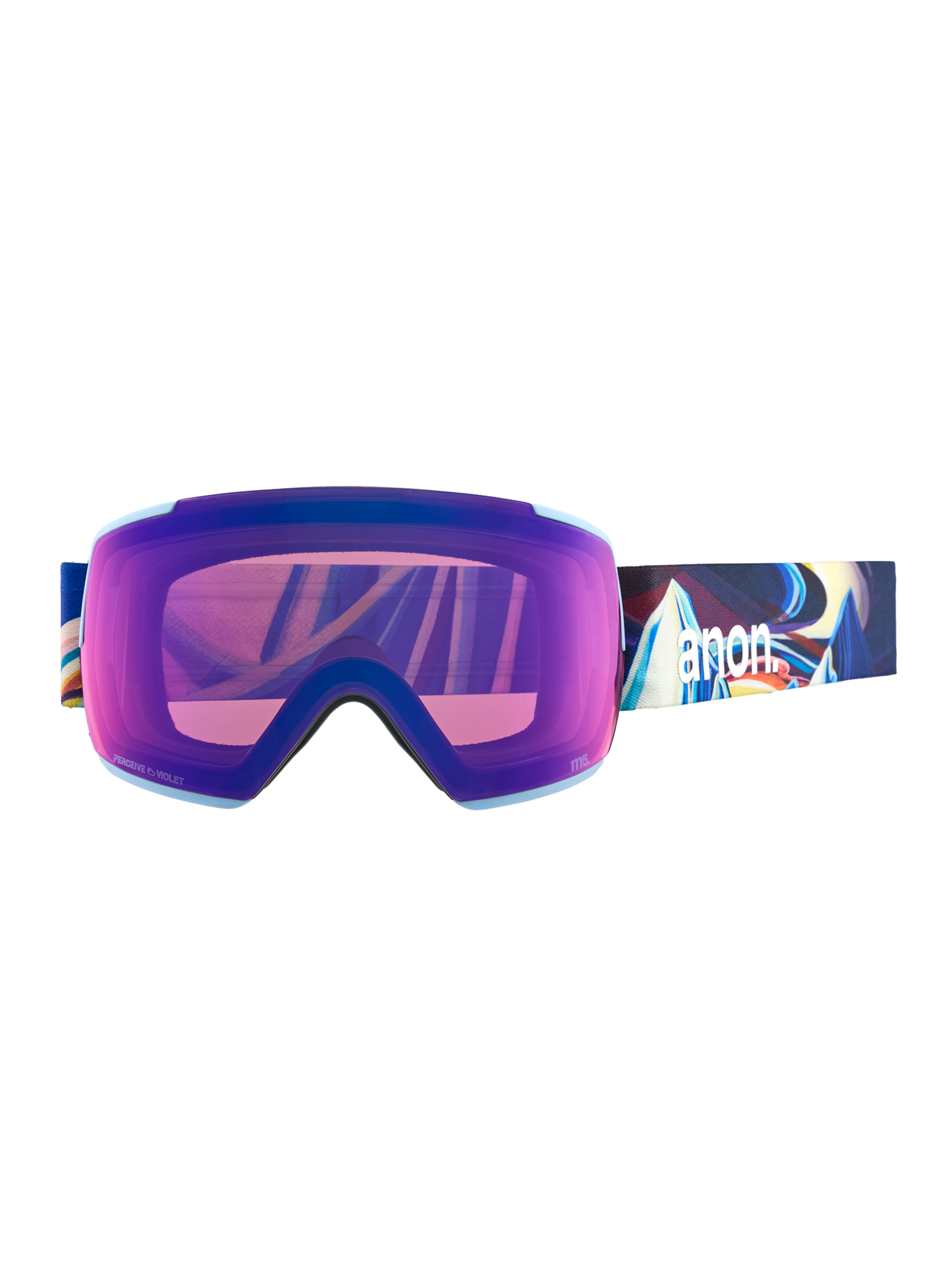 Product image of Anon M5 Low Bridge Fit Goggles + Bonus Lens + MFI® Face Mask[Variant:Frame: Jessa Gilbert, Lens: Perceive Sunny Onyx (6% / S4), Spare Lens: Perceive Variable Violet (34% / S2)]