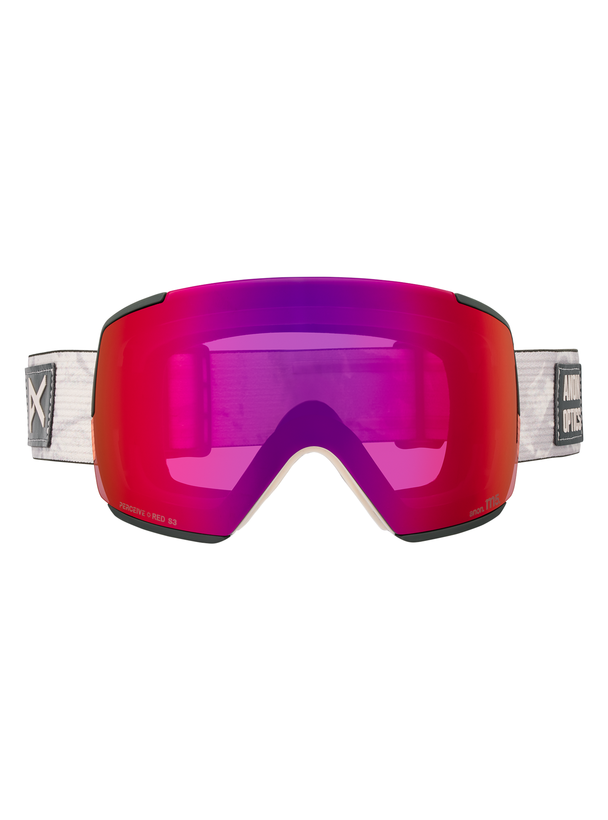 Product image of Anon M5 Goggles + Bonus Lens + MFI® Face Mask[Variant:Frame: Sediment, Lens: Perceive Sunny Red (14% / S3), Spare Lens: Perceive Cloudy Burst (59% / S1)]