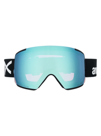 Product image of Anon M5 Goggles + Bonus Lens + MFI® Face Mask[Variant:Frame: Black, Lens: Perceive Variable Blue (21% / S2), Spare Lens: Perceive Cloudy Pink (53% / S1)]