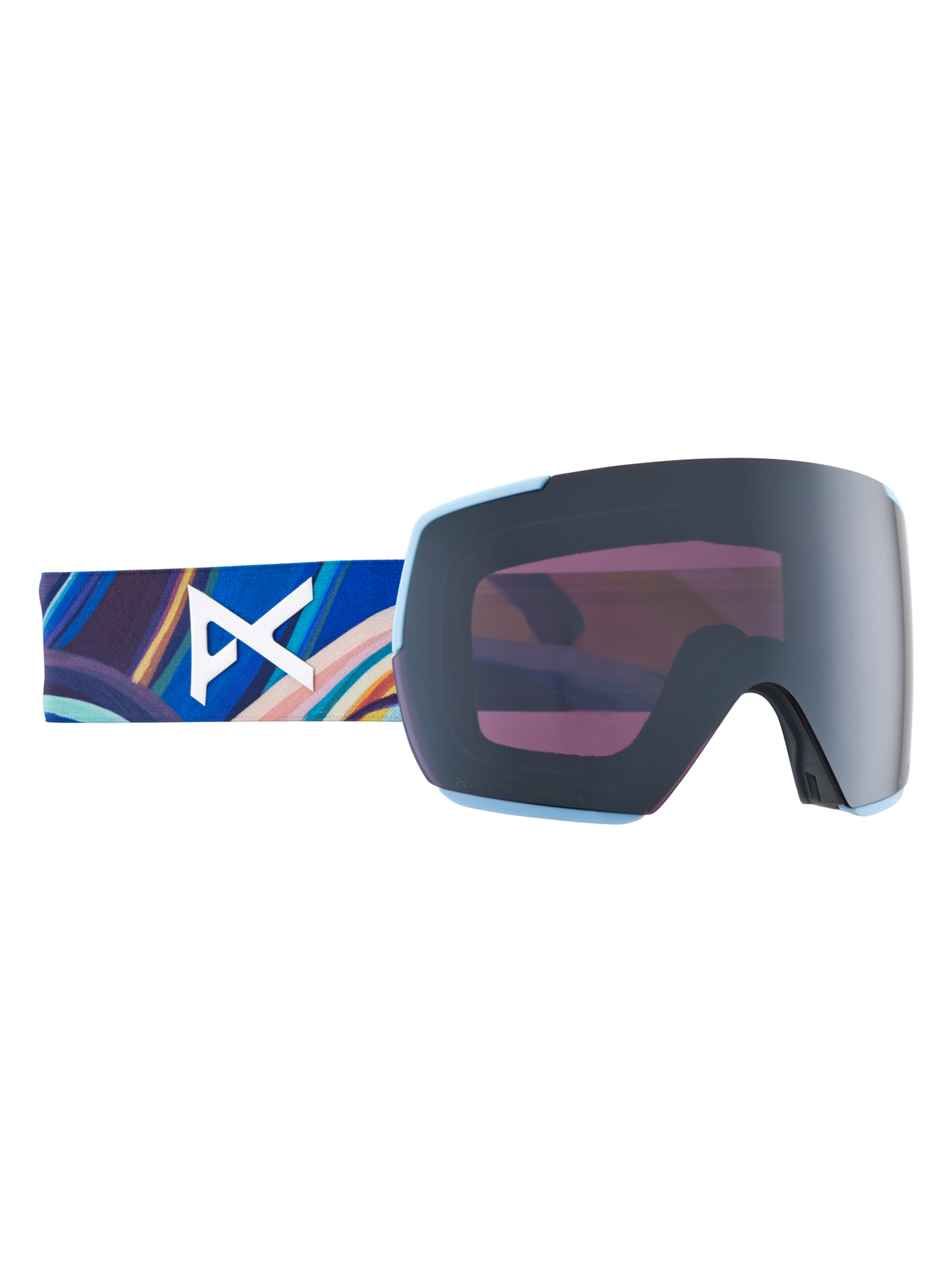 Product image of Anon M5S Low Bridge Fit Goggles + Bonus Lens + MFI® Face Mask[Variant:Frame: Jessa Gilbert, Lens: Perceive Sunny Onyx (6% / S4), Spare Lens: Perceive Variable Violet (34% / S2)]