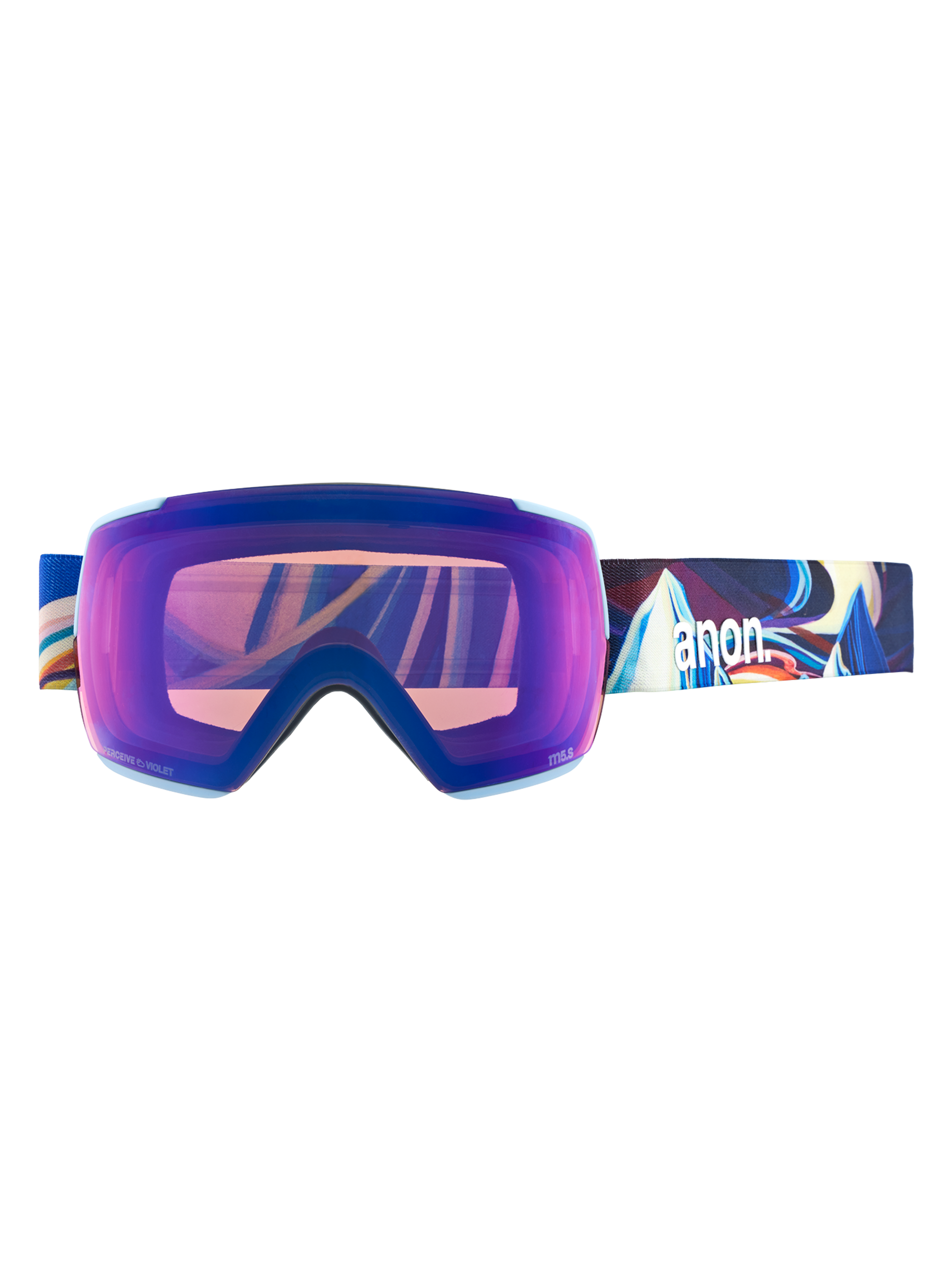 Product image of Anon M5S Low Bridge Fit Goggles + Bonus Lens + MFI® Face Mask[Variant:Frame: Jessa Gilbert, Lens: Perceive Sunny Onyx (6% / S4), Spare Lens: Perceive Variable Violet (34% / S2)]