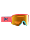 Product image of Anon Nesa Goggles  (Sample)[Variant:Frame: Coral, Lens: Perceive Sunny Bronze (17% / S3), Spare Lens: Perceive Cloudy Burst (59% / S1)]