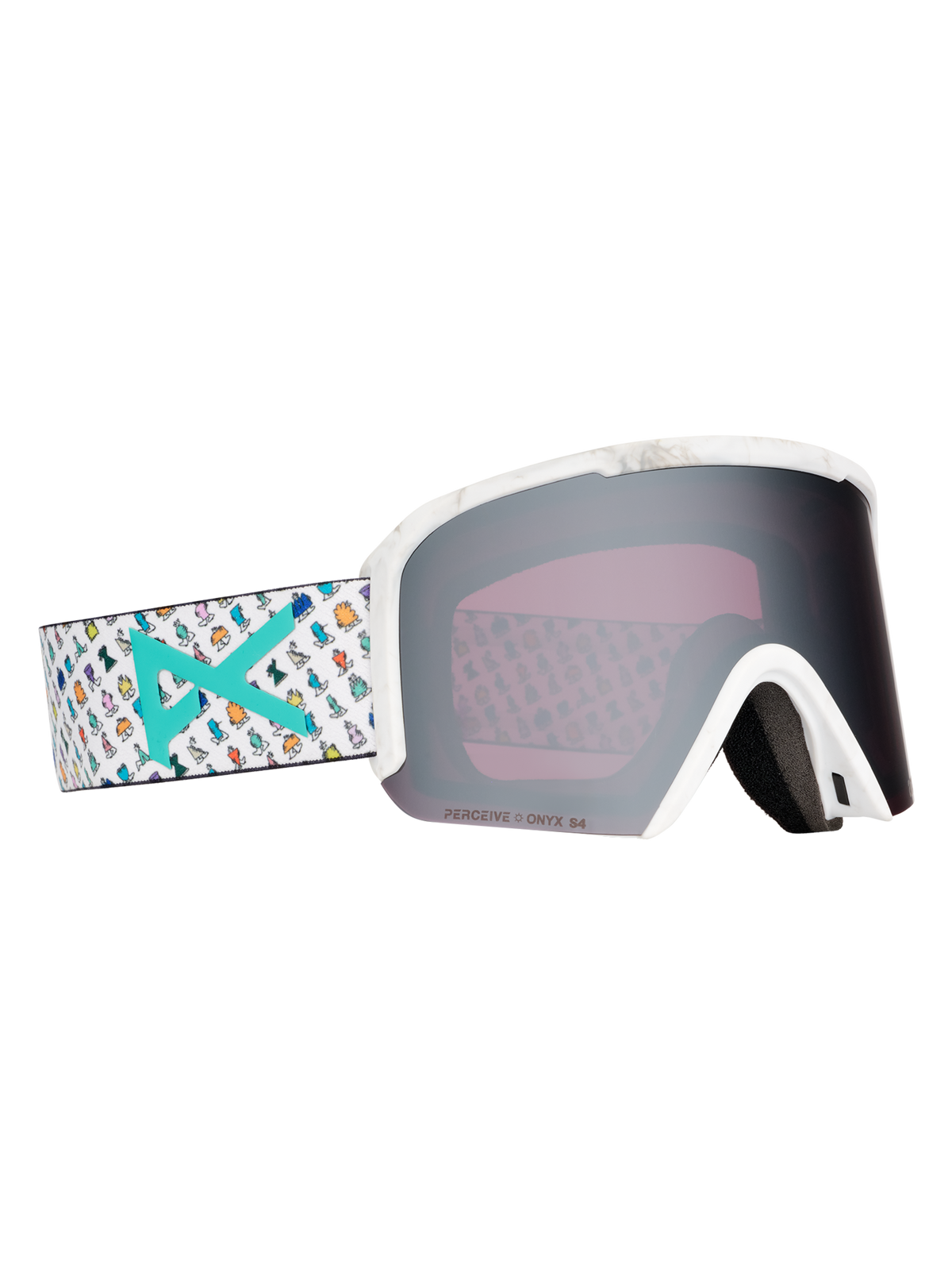 Product image of Anon Nesa Goggles + Bonus Lens + MFI® Face Mask[Variant:Frame: LB Encounters, Lens: Perceive Sunny Onyx (6% / S4), Spare Lens: Perceive Variable Violet (34% / S2)]