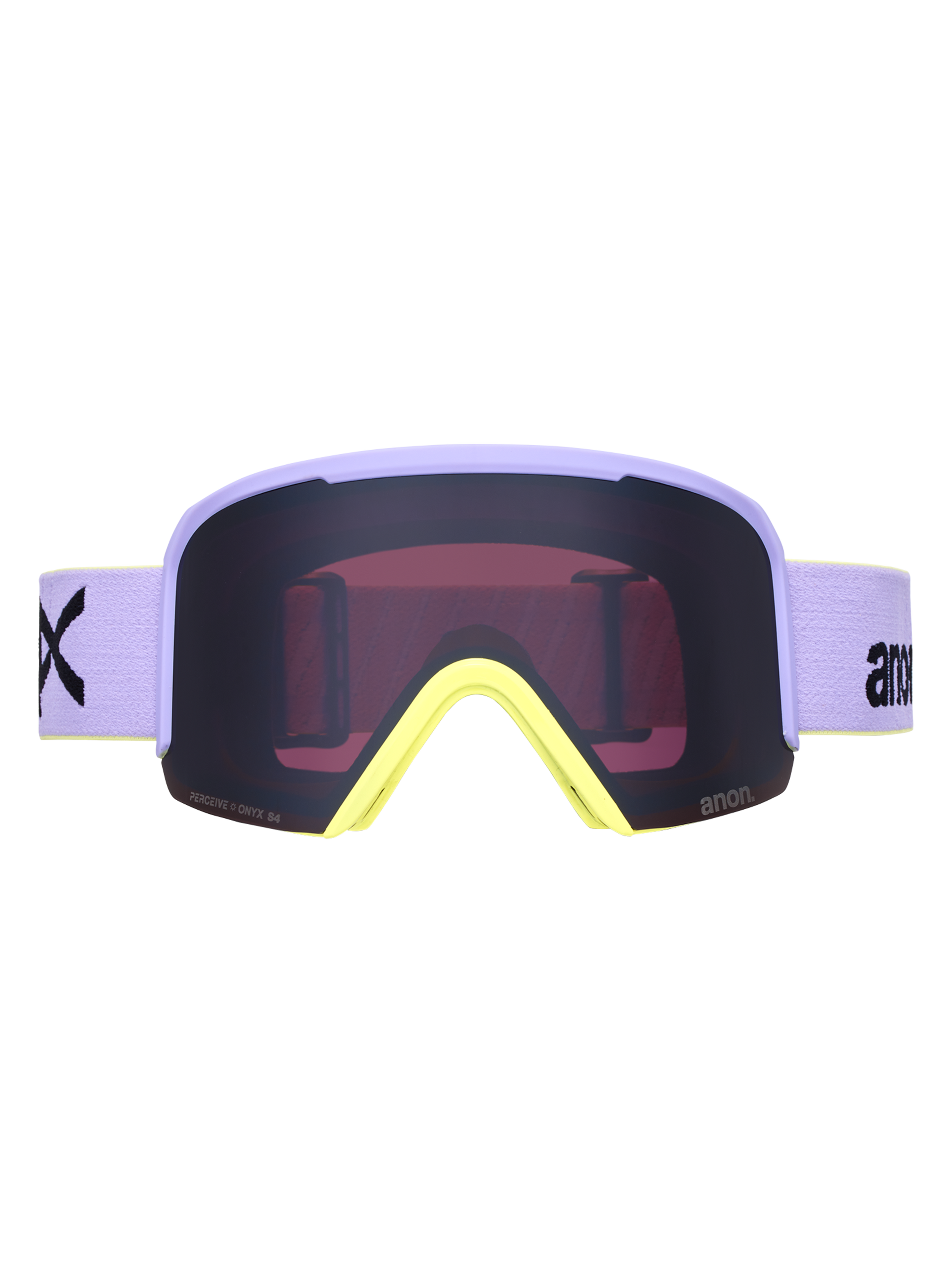 Product image of Anon Nesa Goggles + Bonus Lens + MFI® Face Mask[Variant:Frame: Hyper Lilac, Lens: Perceive Sunny Onyx (6% / S4), Spare Lens: Perceive Cloudy Burst (59% / S1)]