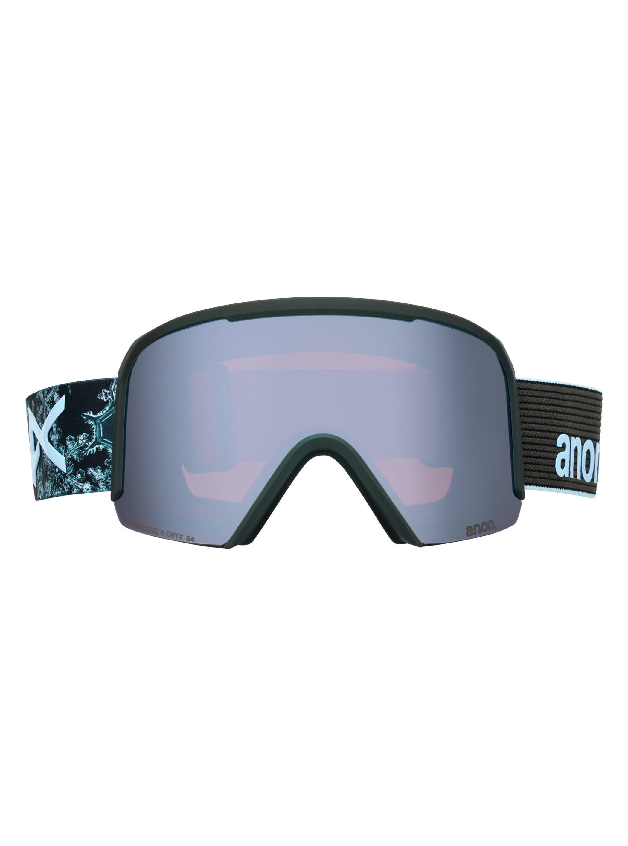 Product image of Anon Nesa Goggles + Bonus Lens + MFI® Face Mask[Variant:Frame: Snow Flurry, Lens: Perceive Sunny Onyx (6% / S4), Spare Lens: Perceive Cloudy Burst (59% / S1)]