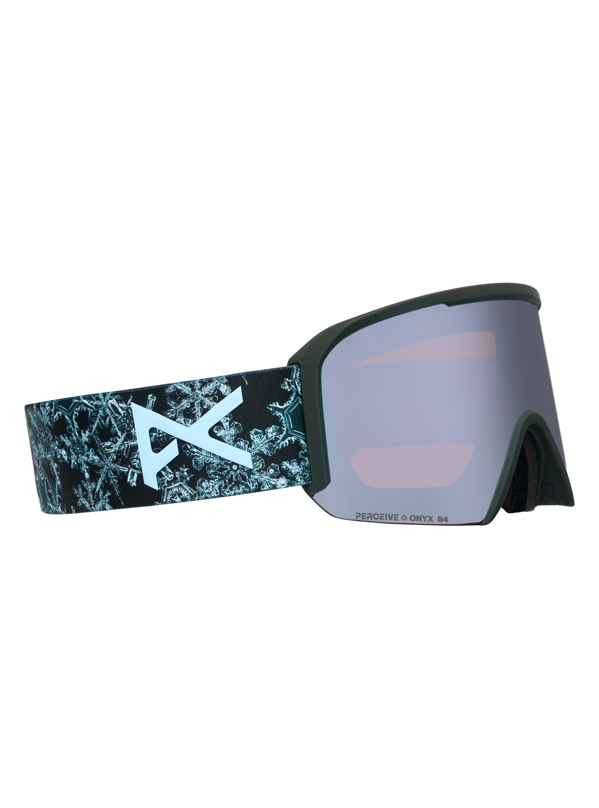 Product image of Anon Nesa Goggles + Bonus Lens + MFI® Face Mask[Variant:Frame: Snow Flurry, Lens: Perceive Sunny Onyx (6% / S4), Spare Lens: Perceive Cloudy Burst (59% / S1)]