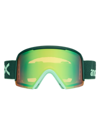 Product image of Anon Nesa Goggles + Bonus Lens + MFI® Face Mask[Variant:Frame: Brunswick Green, Lens: Perceive Variable Green (22% / S2), Spare Lens: Perceive Cloudy Pink (53% / S1)]