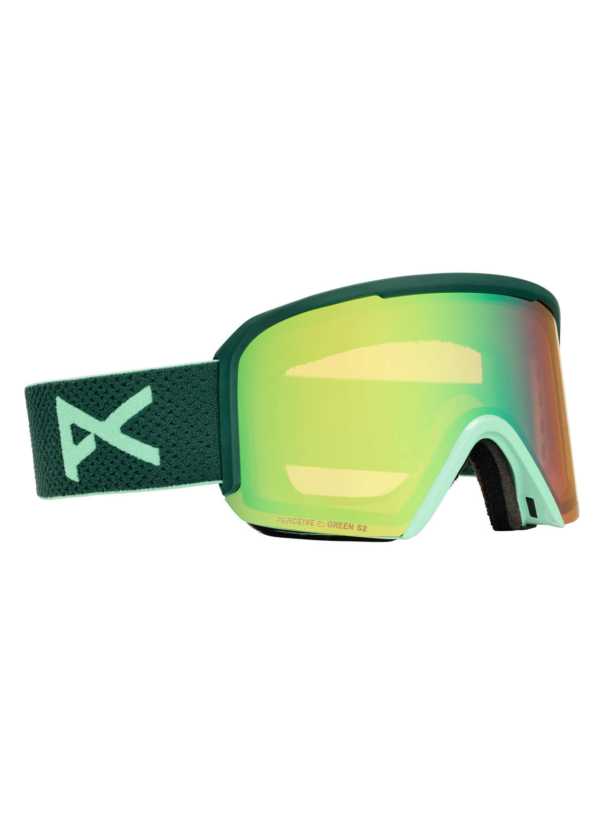 Product image of Anon Nesa Goggles + Bonus Lens + MFI® Face Mask[Variant:Frame: Brunswick Green, Lens: Perceive Variable Green (22% / S2), Spare Lens: Perceive Cloudy Pink (53% / S1)]