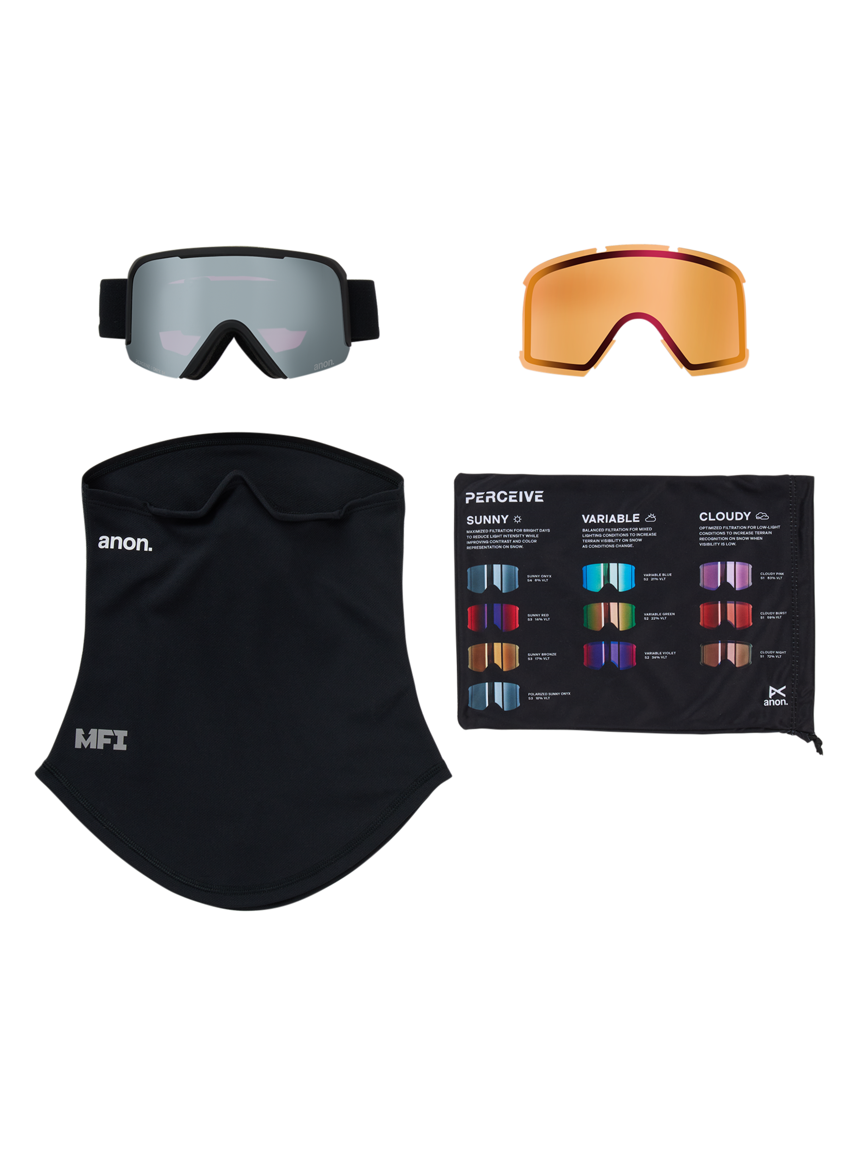 Anon Nesa Goggles + Bonus Lens + MFI® Face Mask | Anon Optics Anon Nesa Goggles + Bonus Lens + MFI® Face Mask | Anon Optics