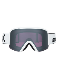 Product image of Anon Nesa Goggles + Bonus Lens + MFI® Face Mask[Variant:Frame: White, Lens: Perceive Sunny Onyx (6% / S4), Spare Lens: Perceive Cloudy Burst (59% / S1)]