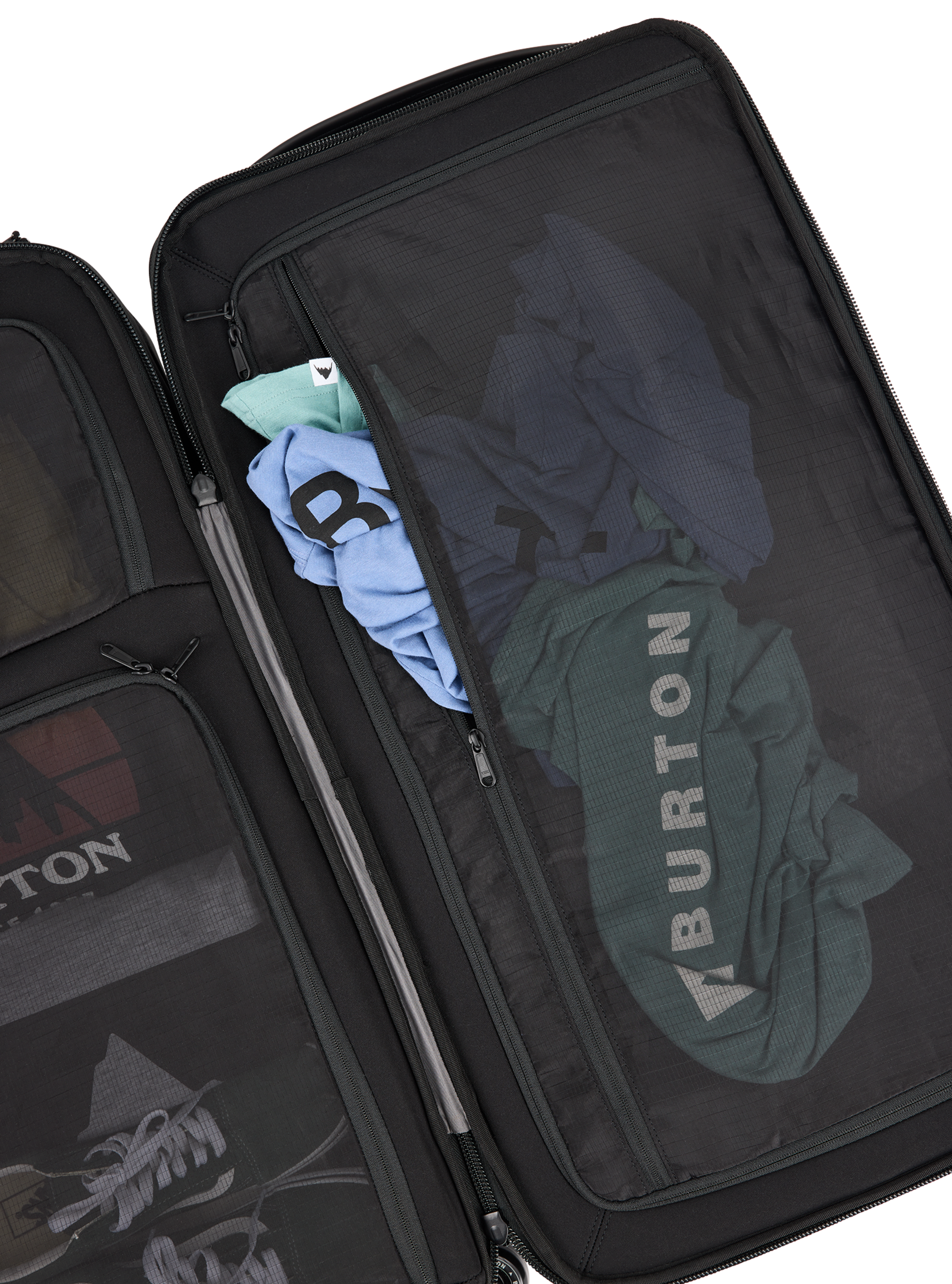 Burton 4ウィール ダブル デック 86L トラベルバッグ