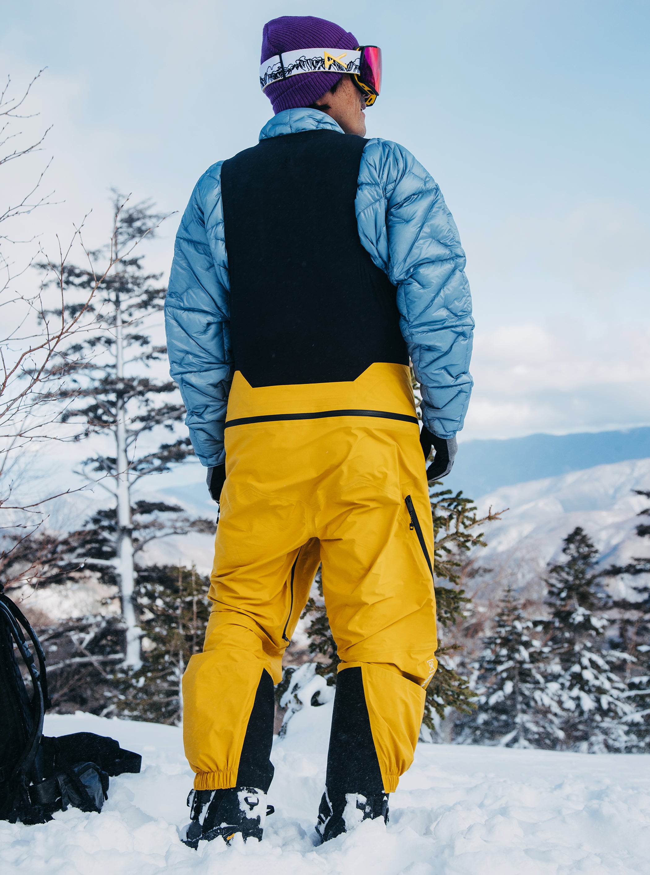 Product image of Men's Burton [ak] Kalausi GORE-TEX C-KNIT 3L Bib Pants[Variant:Goldenrod]
