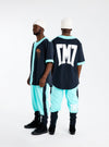 Product image of Burton MINE77 Short Sleeve Base Layer Top[Variant:True Black / Robin Egg Blue]