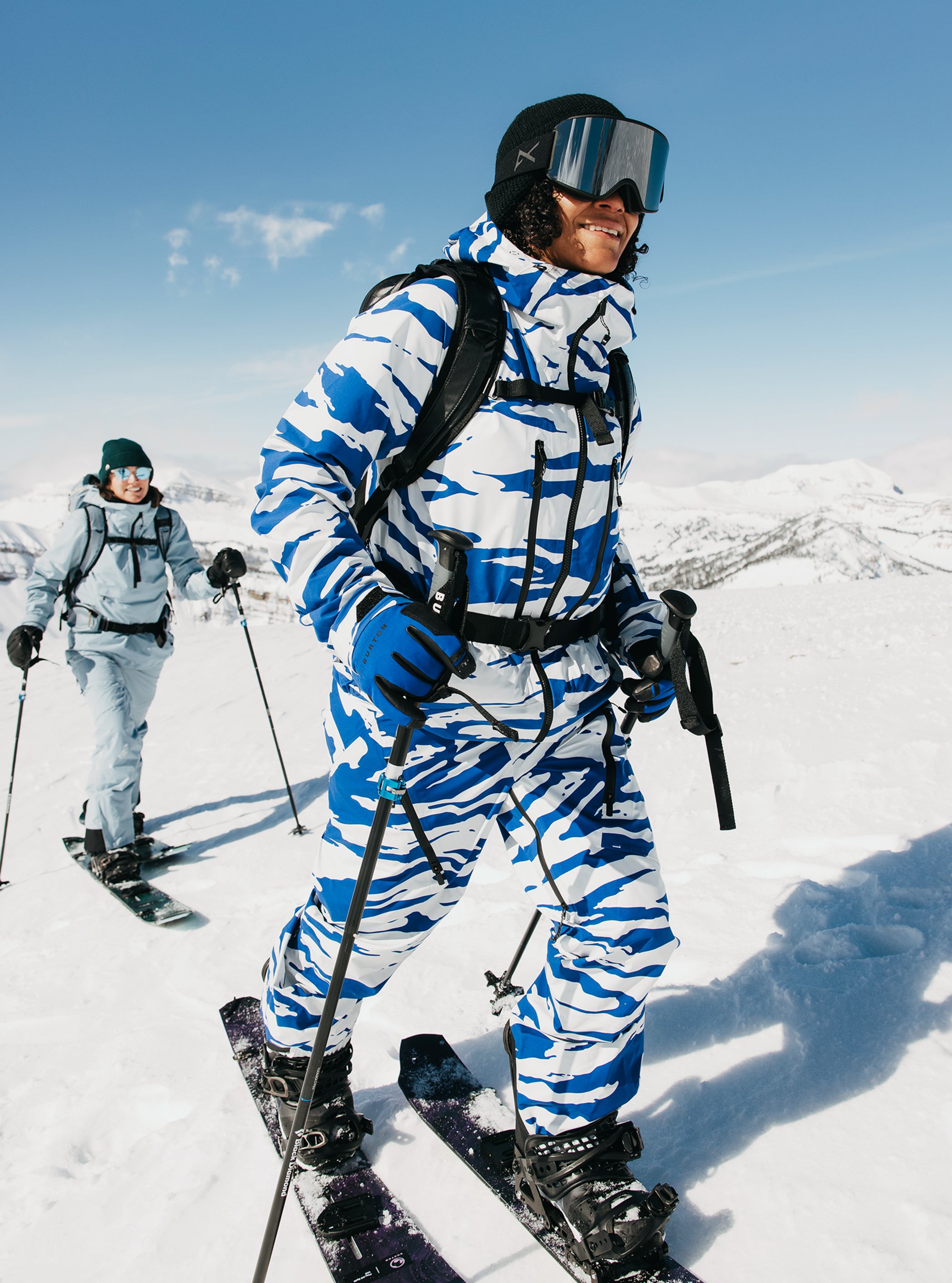 Product image of Women's Burton [ak] Tuvak GORE-TEX C-KNIT 3L Jacket[Variant:Oversized Zebra Jake Blue]