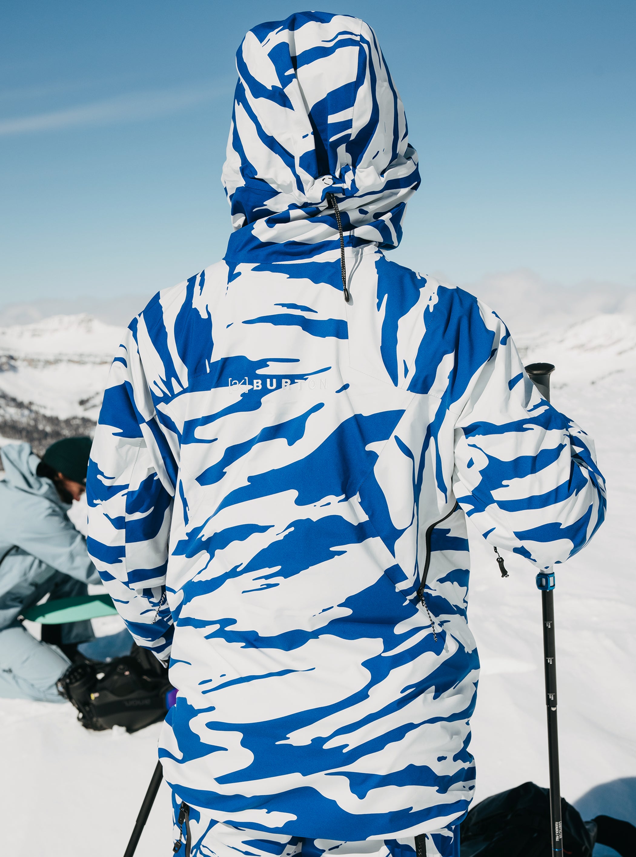 Product image of Women's Burton [ak] Tuvak GORE-TEX C-KNIT 3L Jacket[Variant:Oversized Zebra Jake Blue]