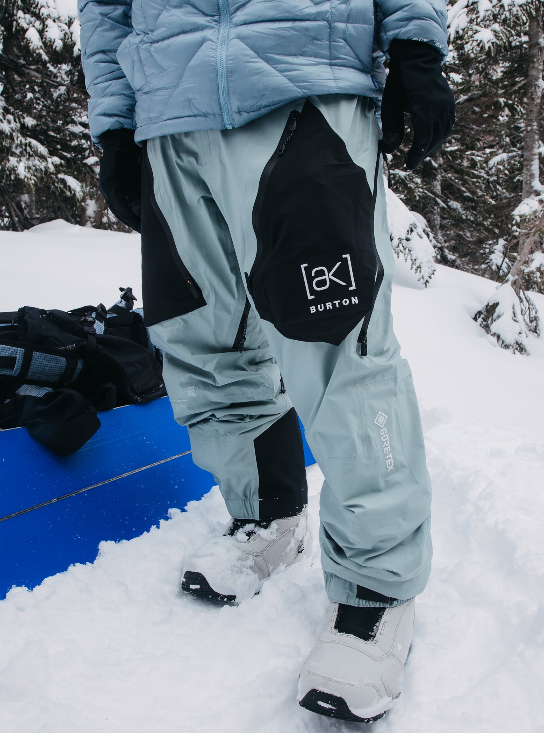 Product image of Men's Burton [ak] Tuvak GORE-TEX C-KNIT 3L Pants[Variant:Petrol Green / True Black]