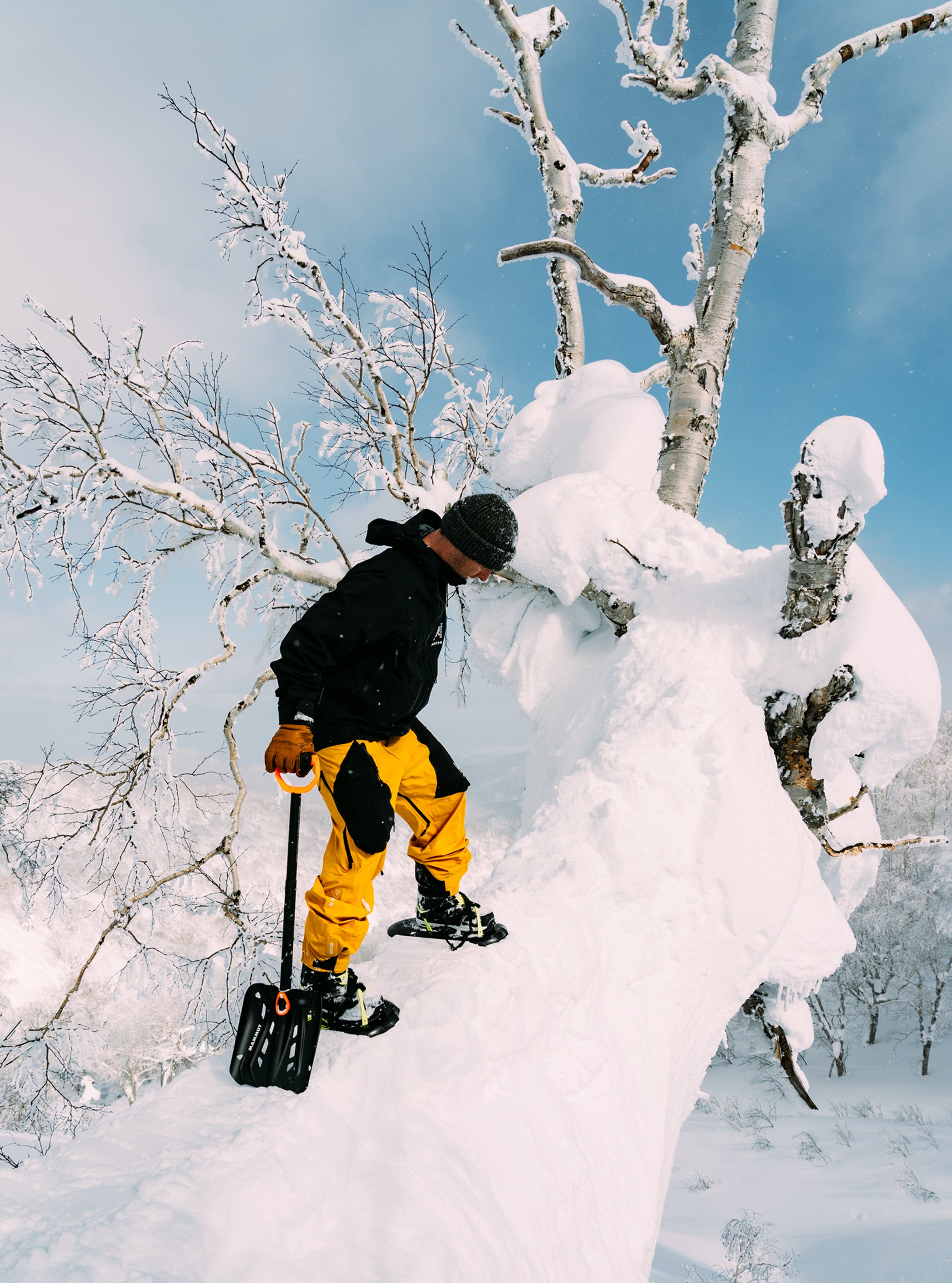 Product image of Men's Burton [ak] Tuvak GORE-TEX C-KNIT 3L Pants[Variant:Goldenrod / True Black]