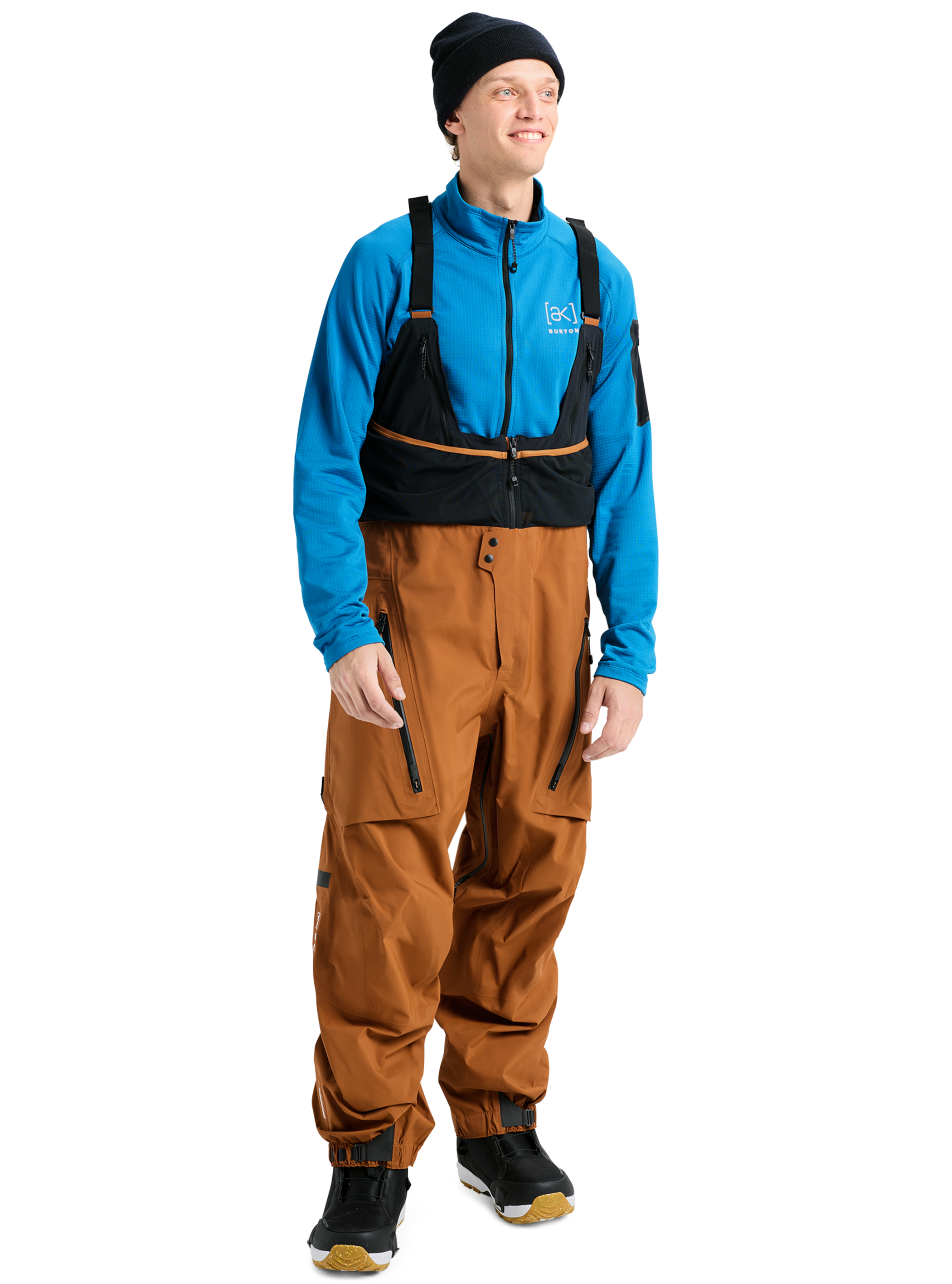 Product image of Men's Burton [ak] Acamar GORE-TEX PRO 3L Bib Pants[Variant:Chestnut Brown]