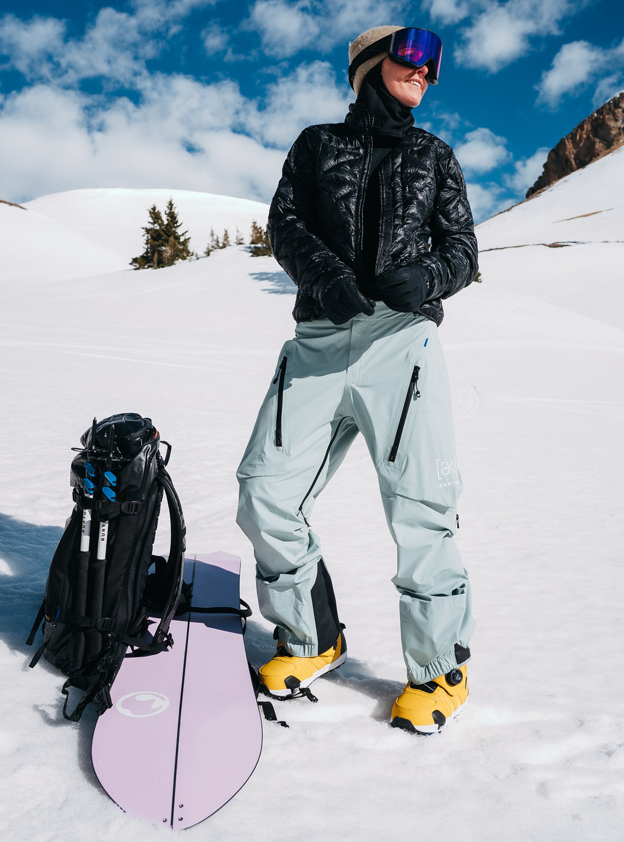 Product image of Women's Burton [ak] Tuvak GORE-TEX C-KNIT 3L Pants[Variant:Petrol Green]