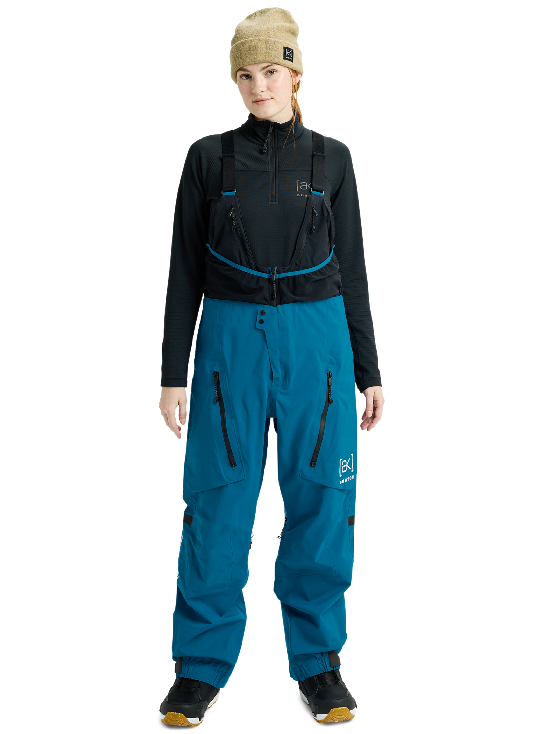 Product image of Women's Burton [ak] Acamar GORE-TEX PRO 3L Bib Pants[Variant:Blue Teal]
