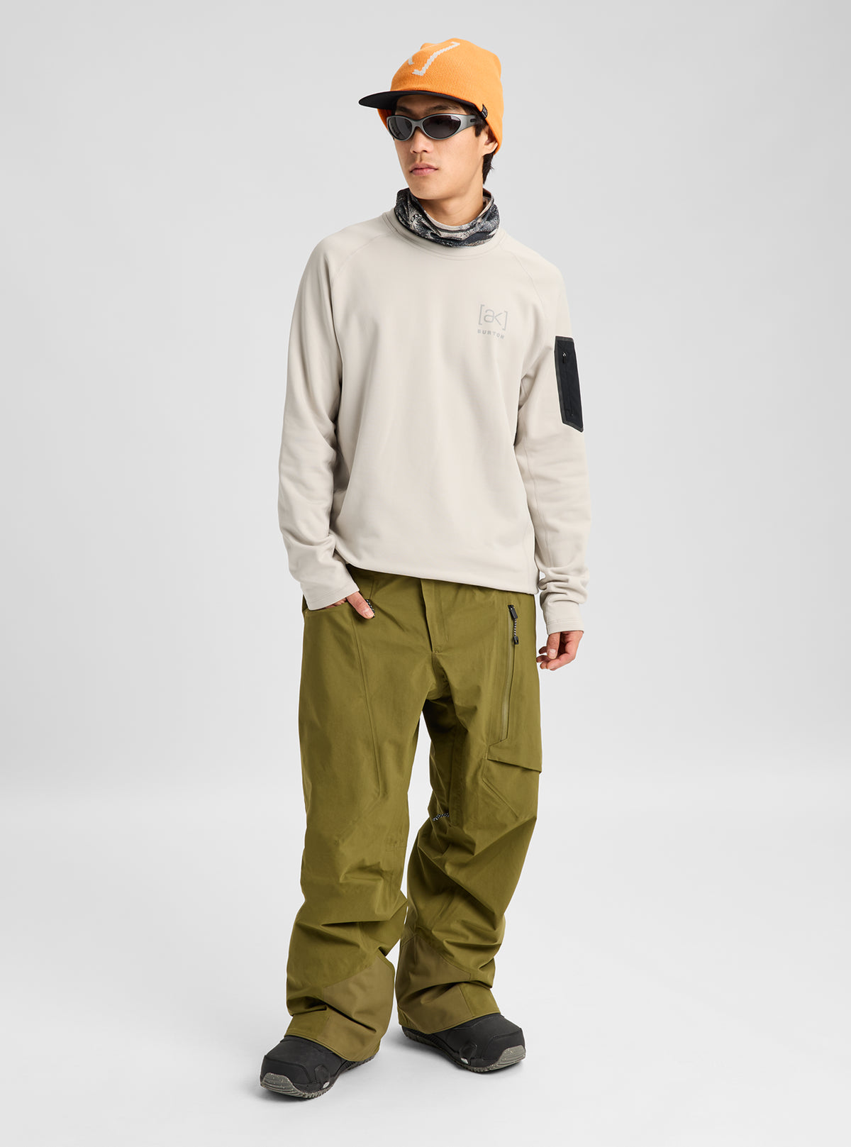 メンズ Burton [ak]® ベイカー ストレッチ クルーネック フリース