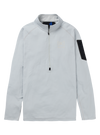 Product image of Men's Burton [ak] Helium Grid Half-Zip Fleece (Sample)[Variant:Gray Cloud]