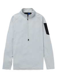 Product image of Men's Burton [ak] Helium Grid Half-Zip Fleece (Sample)[Variant:Gray Cloud]