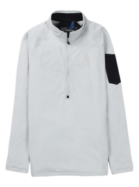 Product image of Men's Burton [ak] Helium Grid Fleece Half-Zip (Sample)[Variant:Gray Cloud]
