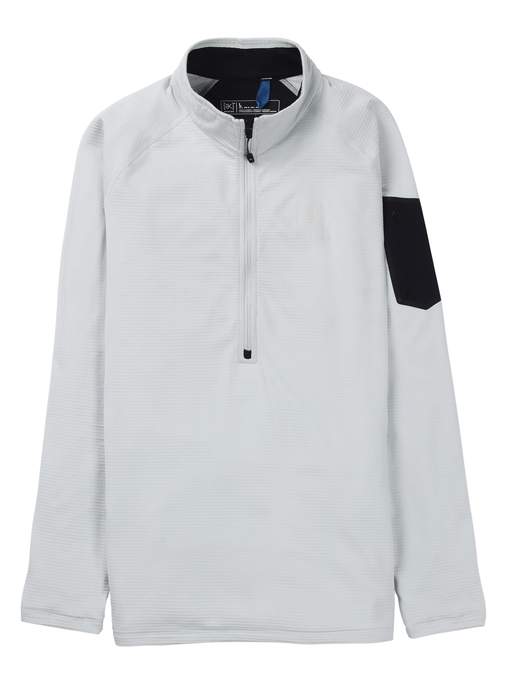 【サンプル】メンズ Burton [ak]® ヘリウム グリッド ハーフジップ フリース