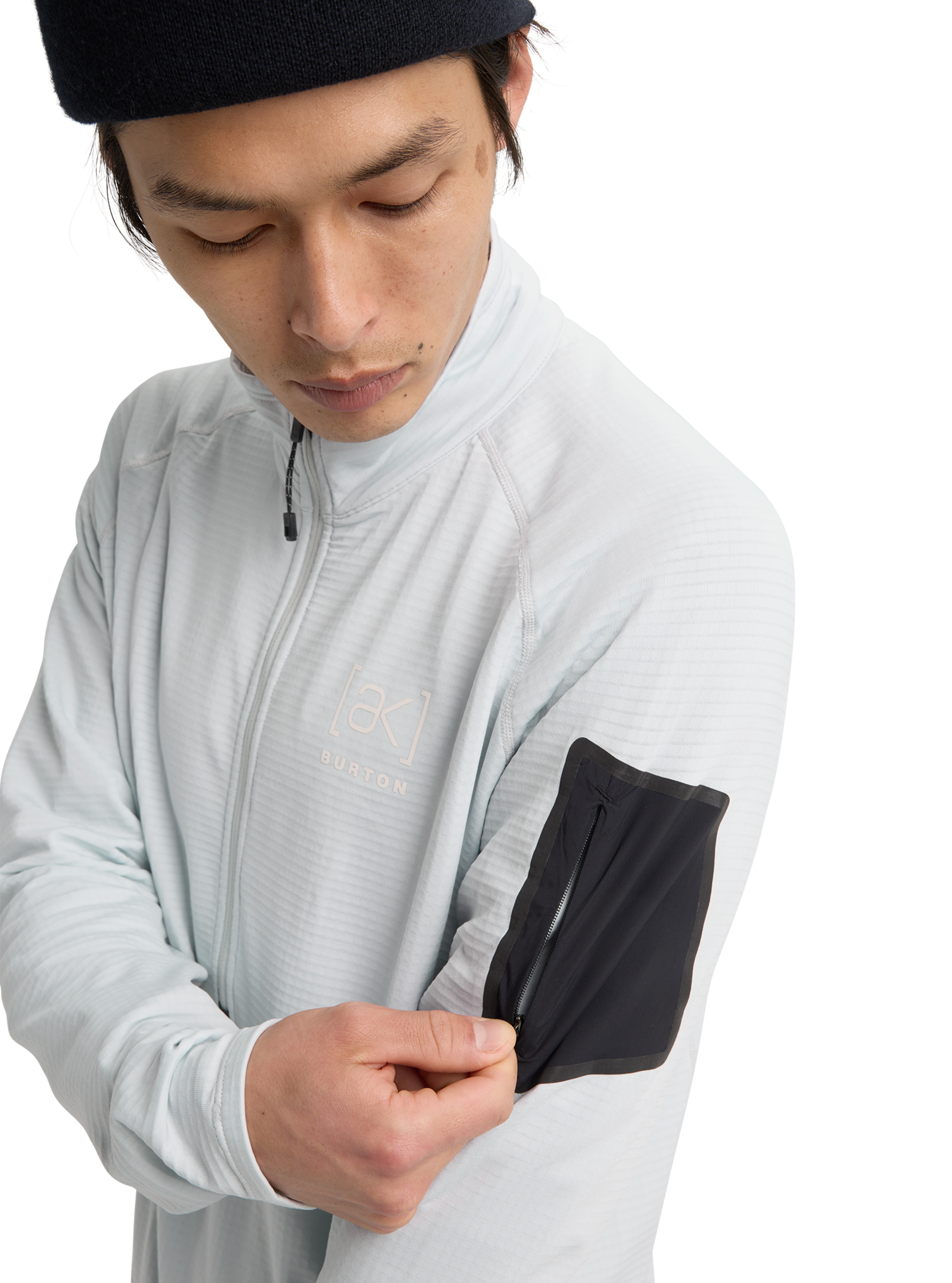 【サンプル】メンズ Burton [ak]® ヘリウム グリッド ハーフジップ フリース